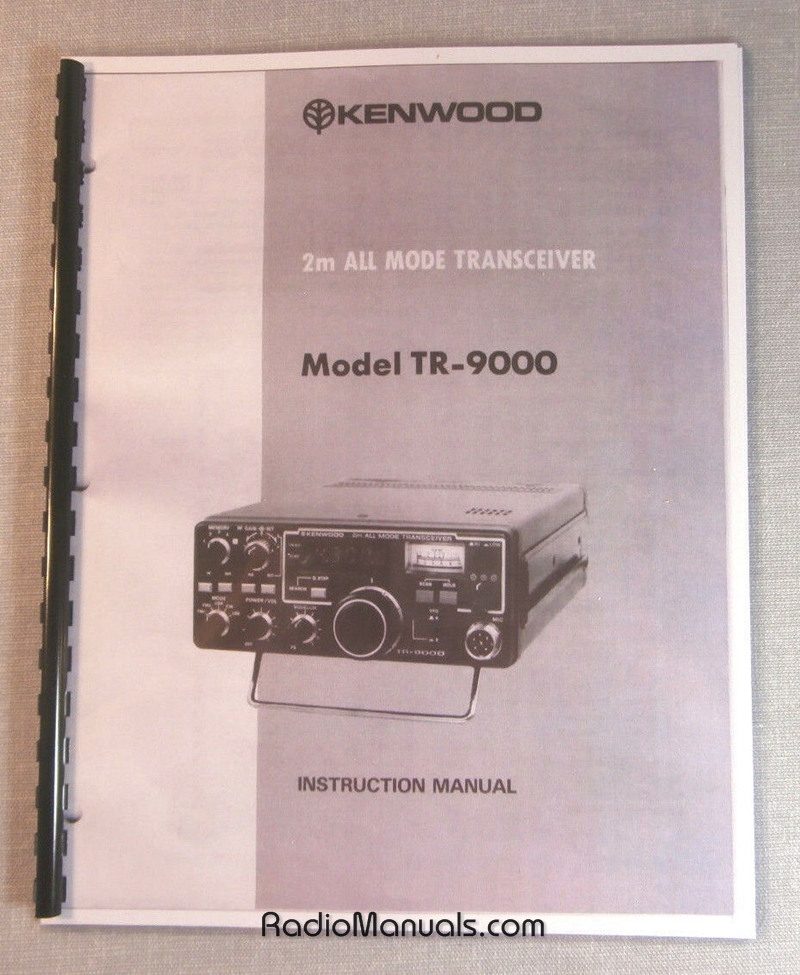 Kenwood TR-9000 Instruction Manual